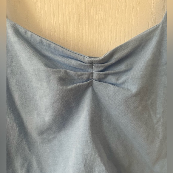 Blue tank with slits - Picture 2 of 5